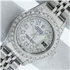 Image 1 : Rolex Ladies Stainless Steel Quickset Mother Of Pearl Diamond Lugs Jubilee Rolex