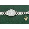 Image 4 : Rolex Ladies Stainless Steel Quickset Mother Of Pearl Diamond Lugs Jubilee Rolex