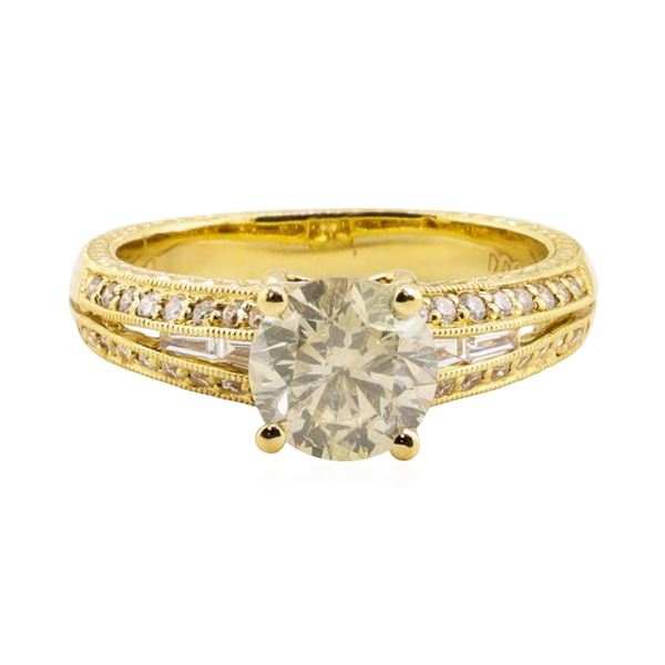 1.67 ctw Diamond Ring - 18KT Yellow Gold