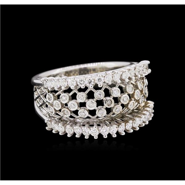 0.62 ctw Diamond Ring - 14KT White Gold