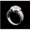 Image 4 : 14KT White Gold 2.42 ctw Diamond Ring