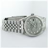 Image 6 : Rolex Mens Stainless Steel Meteorite Diamond 36MM Oyster Perpetual Datejust Wris