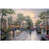 Image 1 : Thomas Kinkade Carmel Sunset on Ocean Ave