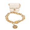 Image 1 : Chanel Gold Mini Flap Belt