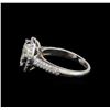 Image 3 : 14KT White Gold 1.35 ctw Diamond Ring