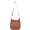 Image 1 : Hermes Gold Clemence Leather Evelyne I PM Bag