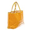 Image 2 : Goyard Yellow Goyardine Coated Canvas St. Louis PM Tote Bag