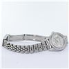 Image 8 : Rolex Ladies Stainless Steel 26MM Slate Grey String Diamond Lugs Datejust Wristw