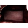 Image 6 : Celine Burgundy Leather Suede Trapeze Tote Bag