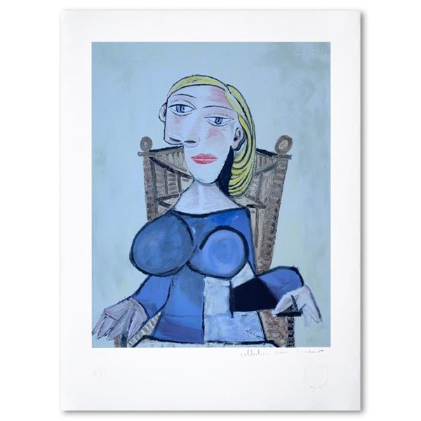 Femme Blonde Au Fauteuil D'Osier by Picasso (1881-1973)