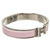 Image 2 : Hermes Pink Silver Clic Clac Bracelet