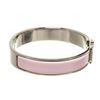 Image 3 : Hermes Pink Silver Clic Clac Bracelet