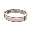 Image 5 : Hermes Pink Silver Clic Clac Bracelet