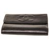 Image 4 : Chanel Black Caviar Leather Travel Line Wallet