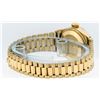 Image 4 : Rolex Ladies 18K Yellow Gold Champagne Diamond Datejust President Wristwatch