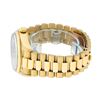 Image 9 : Rolex Mens 18K Yellow Gold Silver Diamond Quickset President Wristwatch