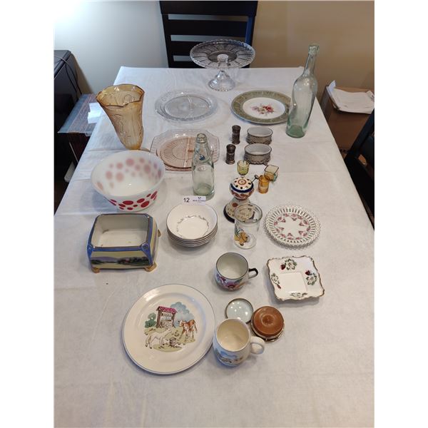Assorted China & Glassware