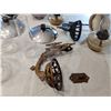 Image 2 : Collection of Antique Oil Lamps and Sconces