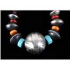 Image 3 : Large Navajo Concho Turquoise Necklace - Sam Begay
