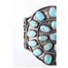 Image 13 : RARE Navajo Old Pawn Coin Turquoise Bracelet 1930