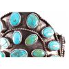 Image 8 : RARE Navajo Old Pawn Coin Turquoise Bracelet 1930