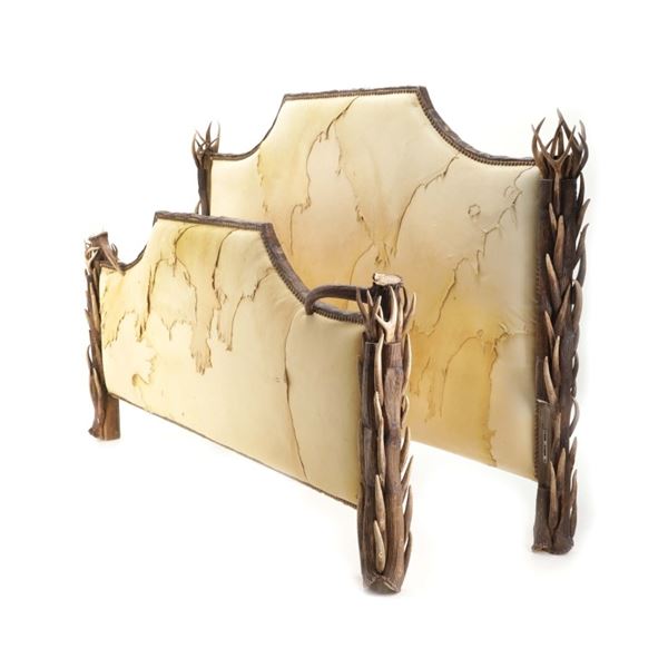 RARE Lord Gore Rustic Antler King Sized Bed Frame