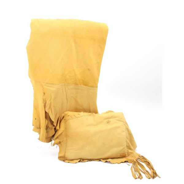 Lord Gore Swedish Leather King Bed Spread & Pillow