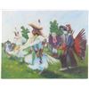 Image 3 : "Ceremonial Spirit Dance," Oil Painting on Canvas