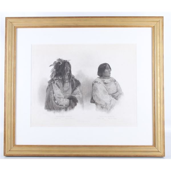 Karl Bodmer Blackfoot - Chief & Piekann - Chief