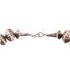 Image 3 : Navajo Sterling Silver Embossed Beaded Necklace