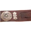 Image 10 : C. 1930 Navajo 3rd Phase Coin Silver Belt