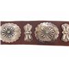 Image 7 : C. 1930 Navajo 3rd Phase Coin Silver Belt