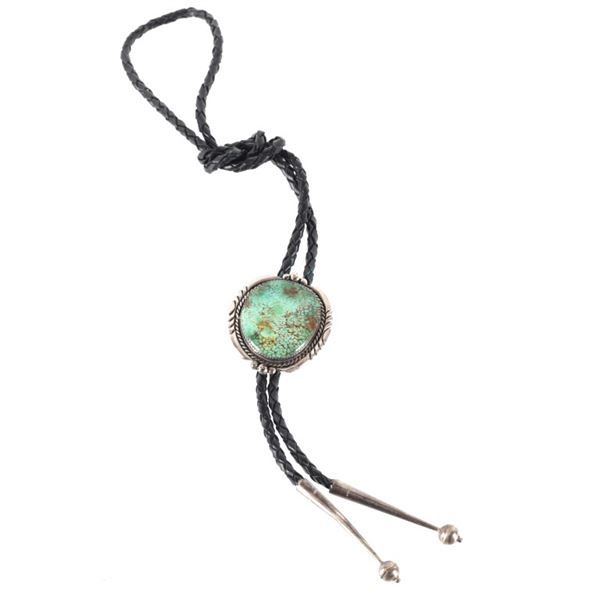 Navajo Sterling Silver Royston Turquoise Bolo