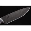 Image 9 : Navajo Pattern Scrimshaw Damascus Knife of Bozeman