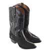 Image 1 : Los Altos Striped Stingray Leather Western Boots
