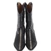Image 5 : Los Altos Striped Stingray Leather Western Boots