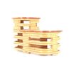 Image 8 : Paul Frankl Stacked Rattan Side Table C. 1930s