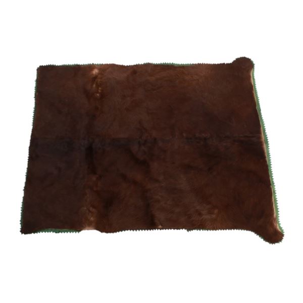 Trophy Moose Double Felt Back Hide Rug