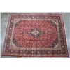 Image 1 : 1930's Kashan Persian Hand Knotted Wool Area Rug