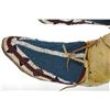 Image 8 : C. 1870 Ute Beaded & Painted Hide Moccasins