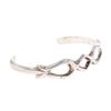 Image 3 : Navajo R. Yazzie Sterling Silver Sandcast Bracelet