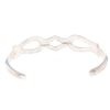 Image 5 : Navajo R. Yazzie Sterling Silver Sandcast Bracelet