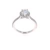 Image 2 : GIA Certified Diamond 18k White Gold Unity Ring