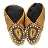 Image 1 : C. 1850 Delaware Beaded Hide Moccasins