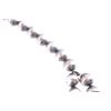 Image 10 : Navajo S. Sandoval Silver Squash Blossom Necklace
