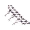 Image 5 : Navajo S. Sandoval Silver Squash Blossom Necklace