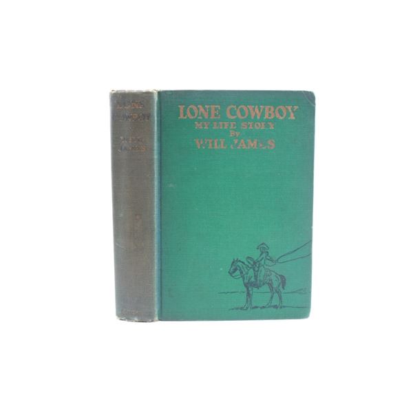 Will James 1st Ed. Book Lone Cowboy