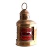 Image 3 : C.1930's Perko Brass Bi-Color Red & Green Lantern