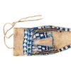 Image 2 : C. 1870 Jicarilla Apache Beaded Tab Tail Bag