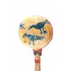 Image 2 : Apache Pictorial Polychrome Painted Rattle 19th C.